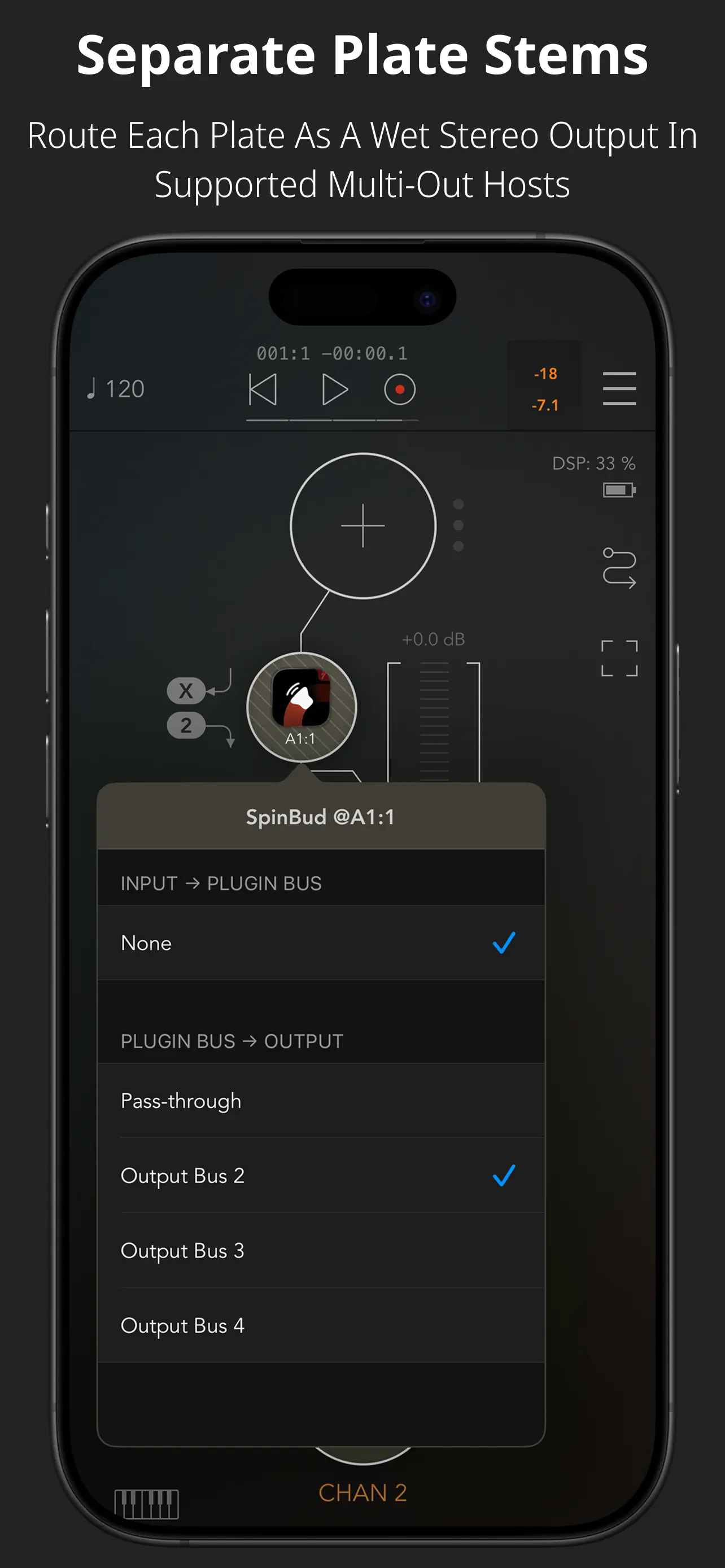 #7. SpinBud - Rotary Speaker FX (iOS) 由: Cem Olcay