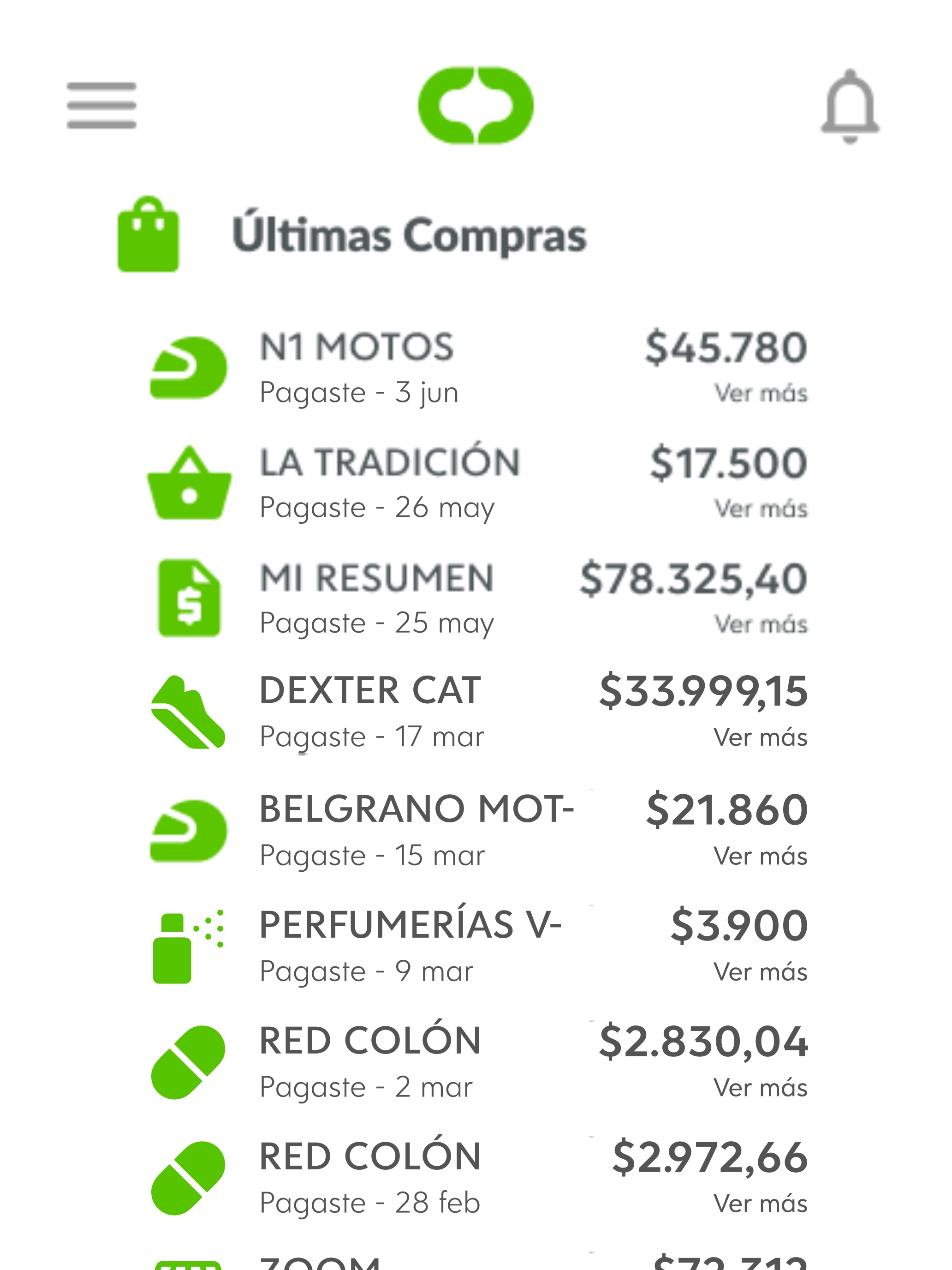 Tarjeta Centrocard screenshot 18