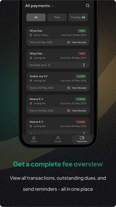 CoFee - Fee Collection App Screenshot