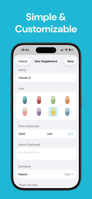 Supplement Tracker: NutriNow Screenshot 3 of 3