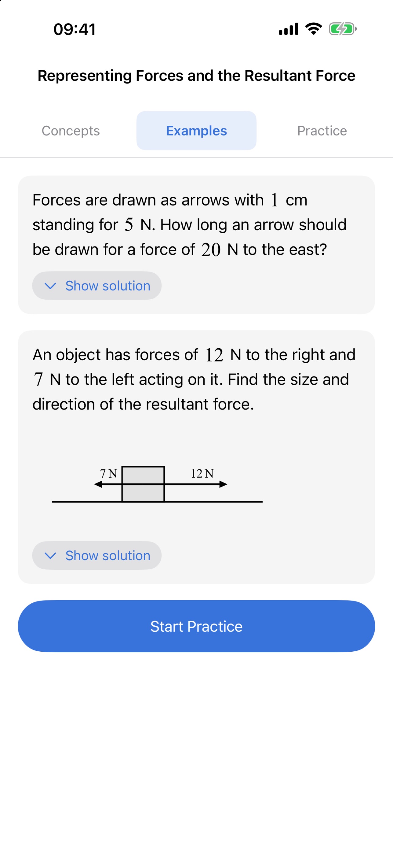 Screenshot 1 of Start Physics