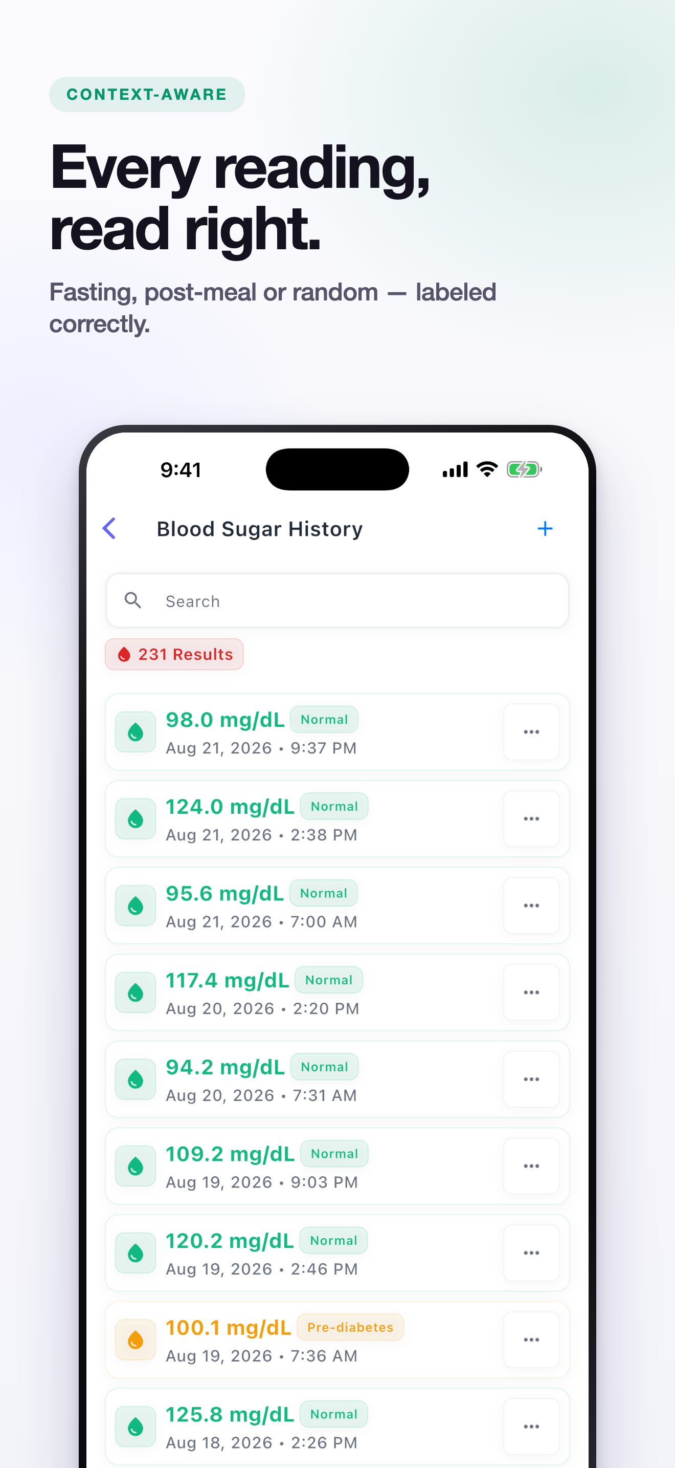 Diabetes Tracker : BP Log screenshot 8