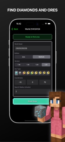 Diamonds Finder For Minecraft screenshot