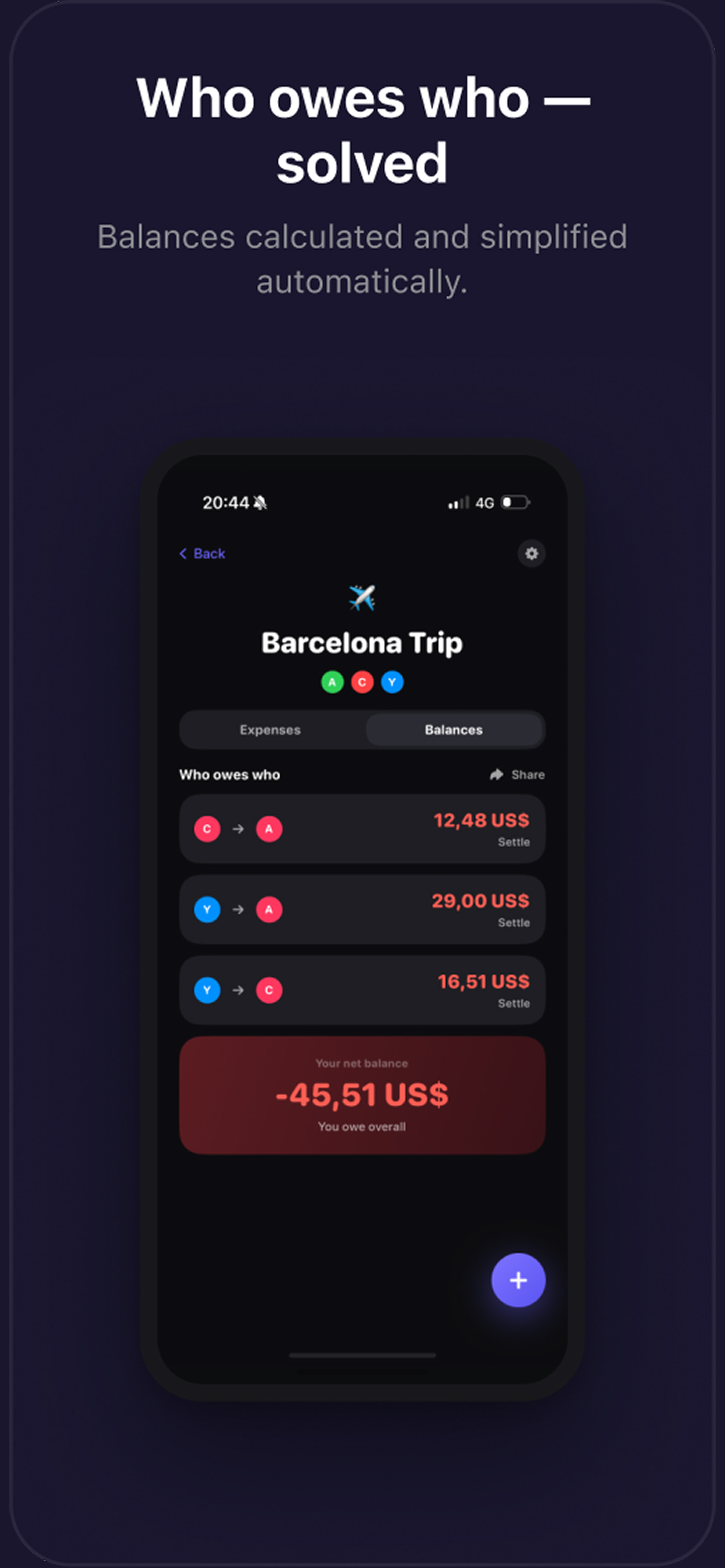 Money Bill Calculator: Splitly screenshot 2