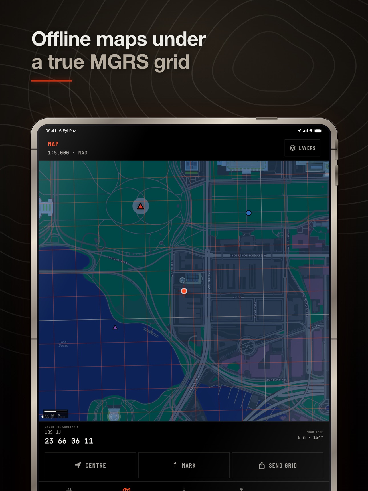 Screenshot 8 of Land Nav: MGRS & UTM Compass