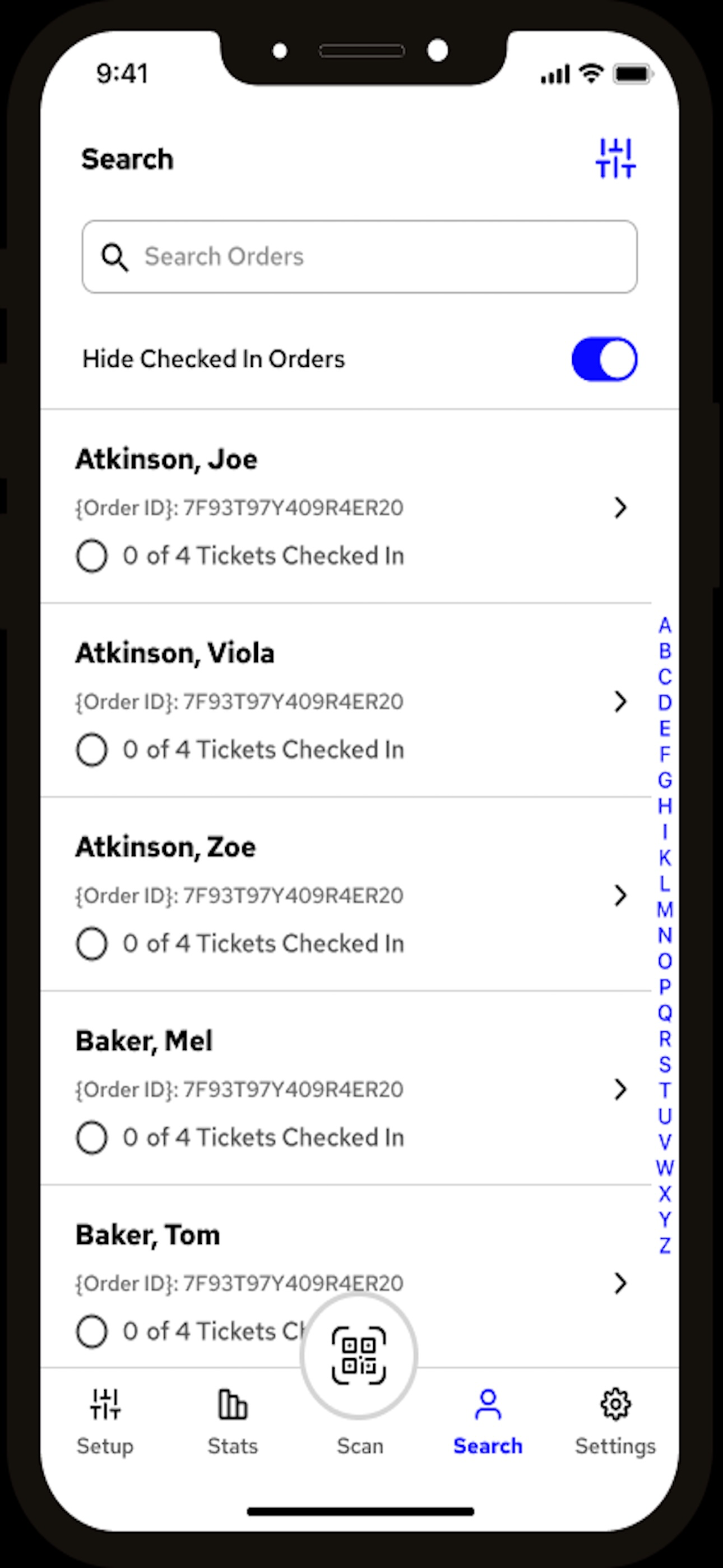Axess screenshot 2