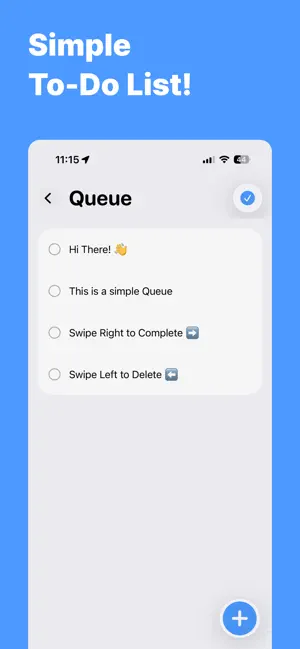 Queue - Simple Todo List screenshot 1