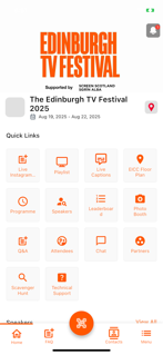 Edinburgh TV Festival App screenshot 3