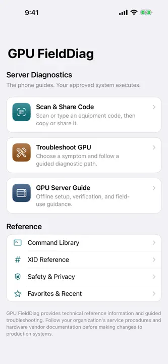 GPUFieldDiag screenshot 1