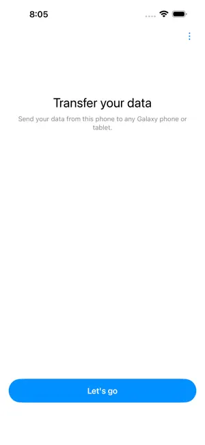Samsung Smart Switch Mobile iPhone screenshot 1