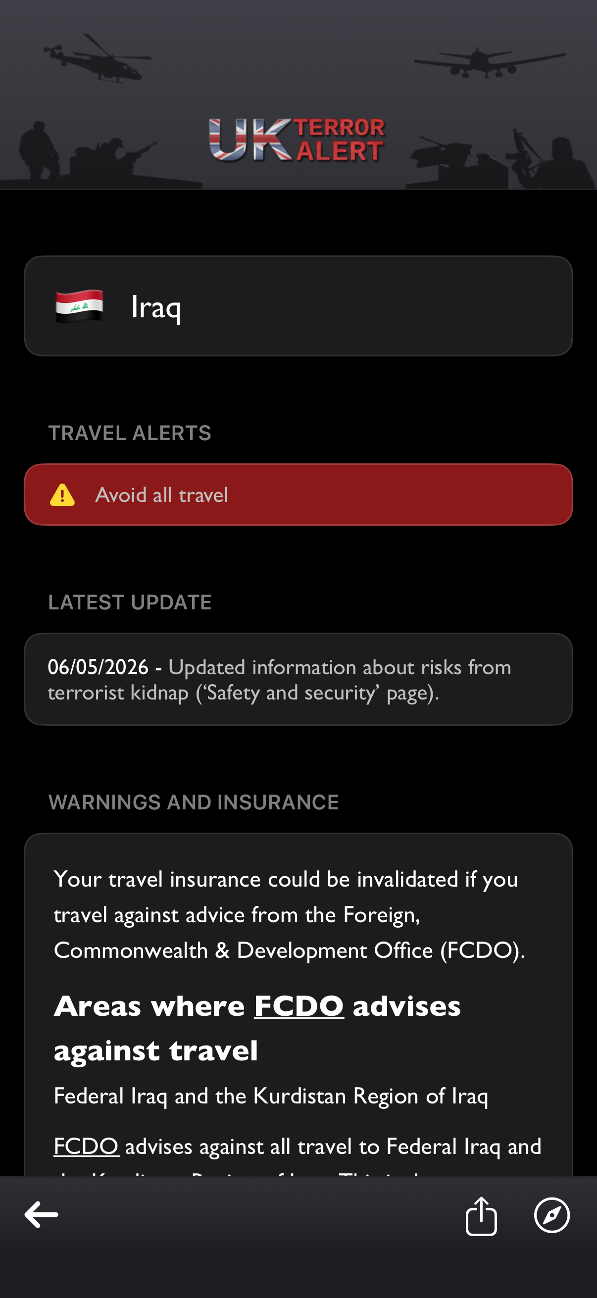 UK Terror Alert
