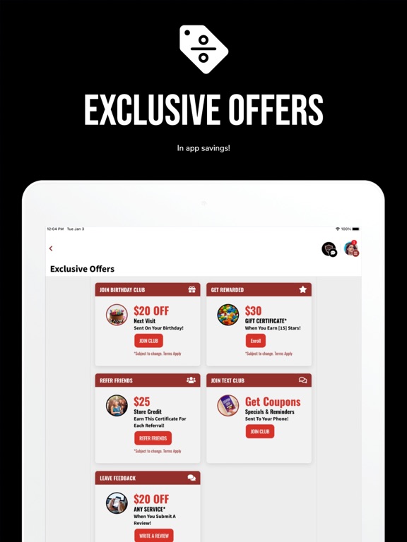 Strother Brothers Auto Care iPad screenshot 5 - Productivity app