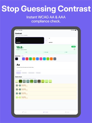 ColorAudit: Color Picker ipad screenshot 3