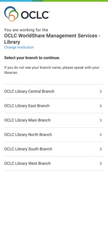 Digby® by OCLC® iPhone screenshot