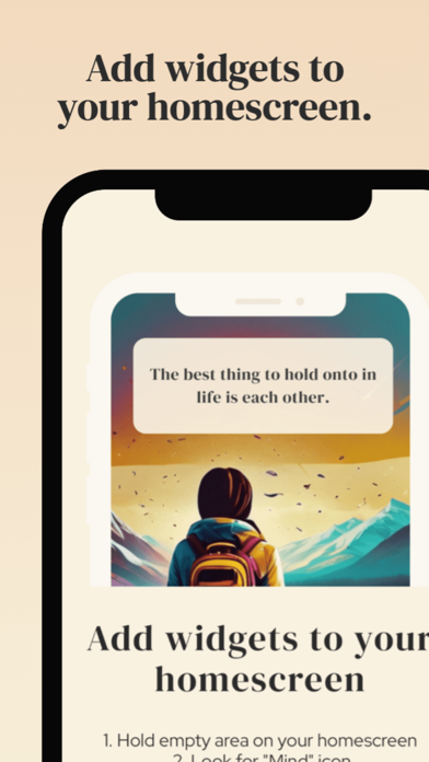 Mind - Daily Affirmations Screenshot