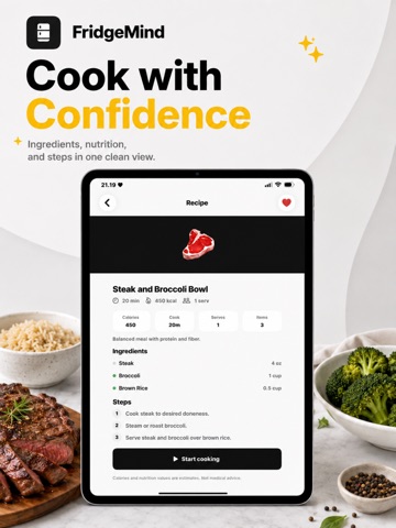FridgeMind: AI Pantry & Meals iPad screenshot