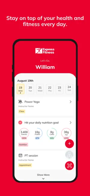 Express Fitness Online screenshot 2