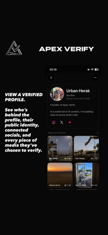 Apex Verify screenshot