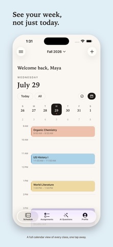 ClassPort: Schedule & AI Quiz Screenshot 2 of 10