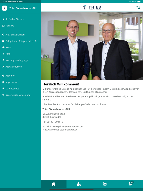Screenshot #4 pour Steuerberater Thies