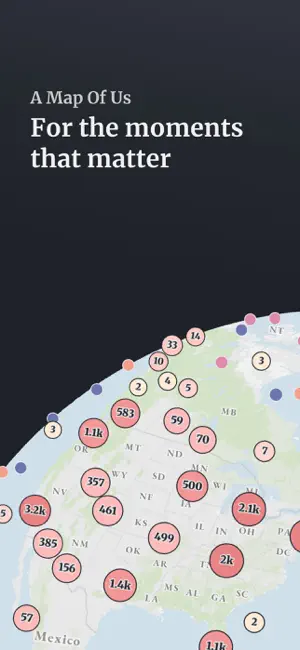 AMOU: A Map Of Us iPhone screenshot 1
