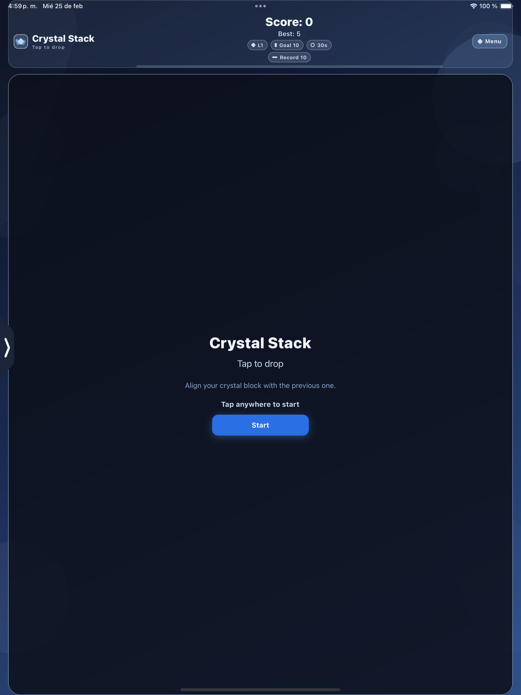 Crystal Stack Tap