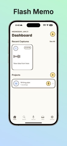 Flash Memo: AI Notes screenshot