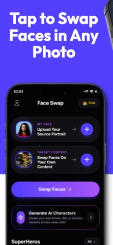 Face Swap AI: Photo & Editor iPhone screenshot