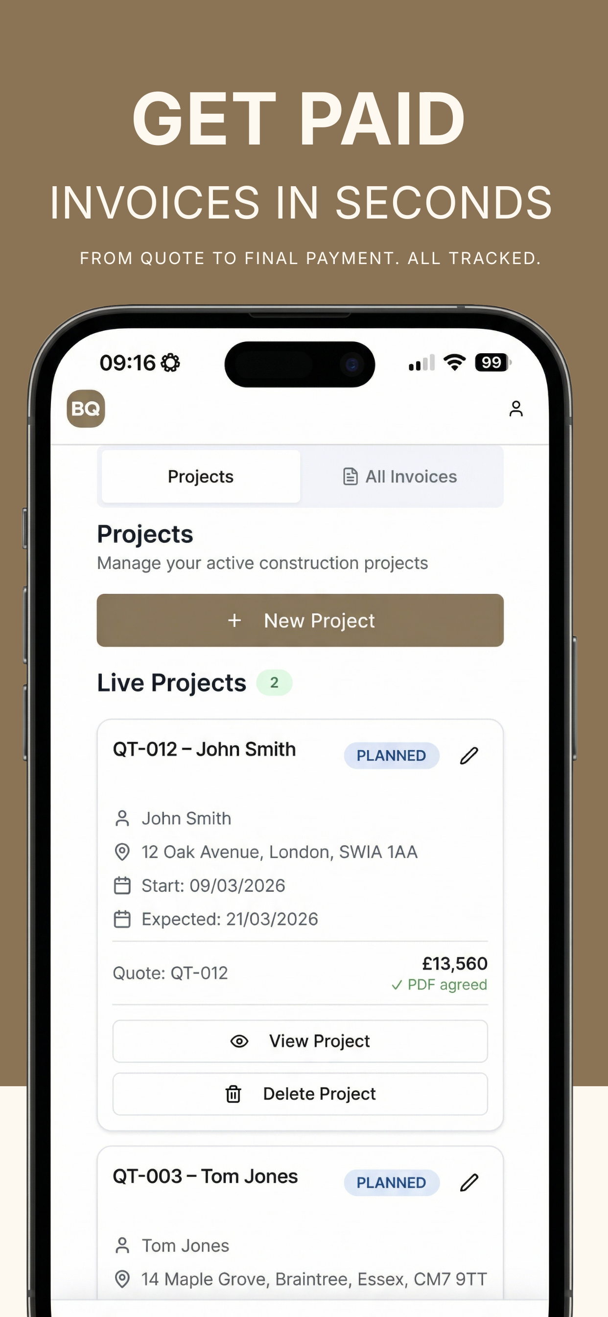 BuildQuo: Quoting for Builders screenshot 4