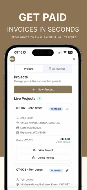 BuildQuo: Quoting for Builders screenshot 4