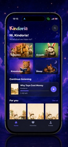 Kindoria: Bedtime & Learn Screenshot 1 of 3