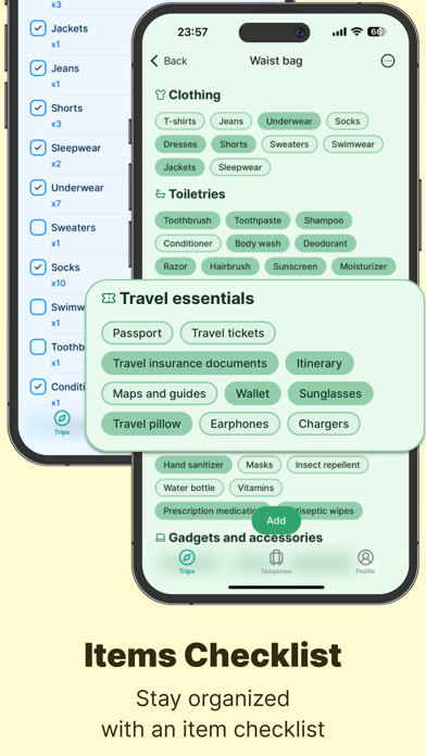 PackPal - Luggage Organizer Screenshot