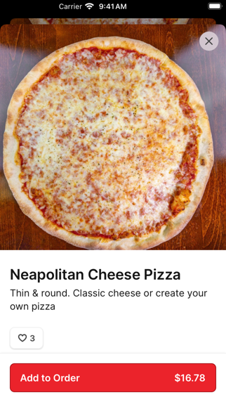 Zio's Pizzeria iPhone screenshot 3 - Food & Drink app