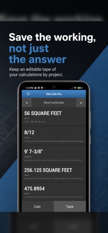 Site Calc Pro Screenshot 2 of 6