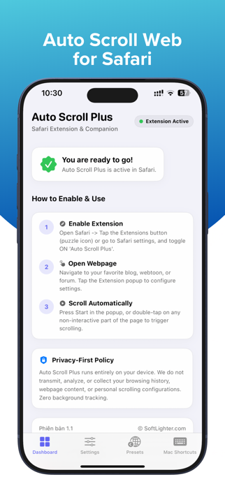 Auto Scroll Plus Screenshot 1 of 5