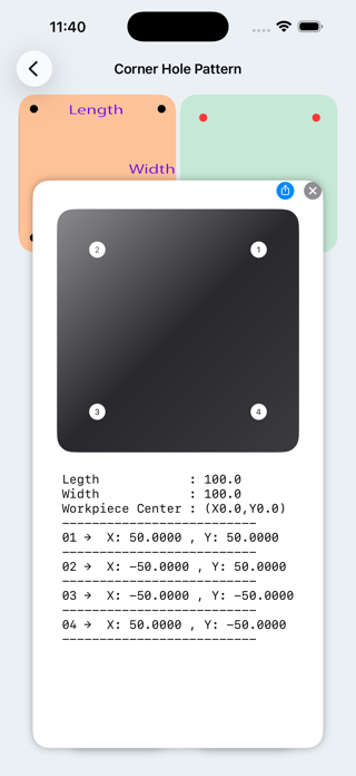 Hole Pattern Programming App Screenshot 8 of 8