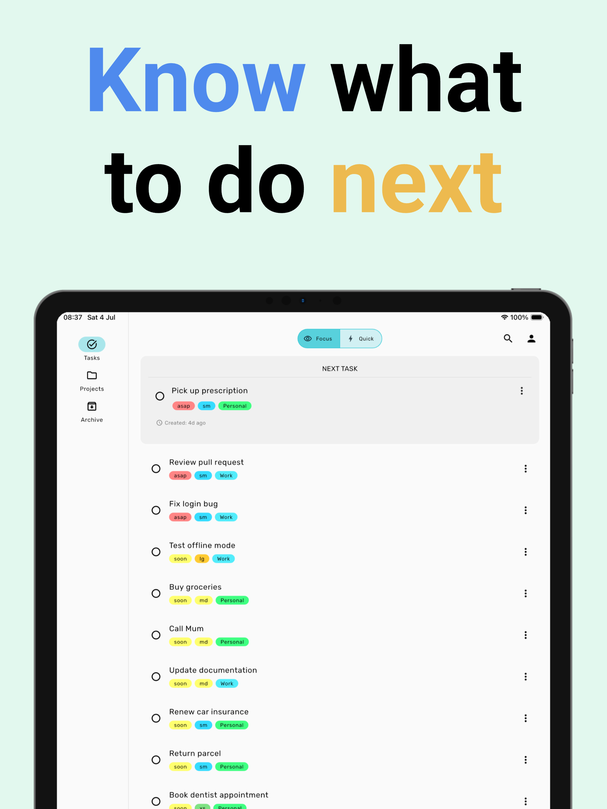 WhatNext To-do List screenshot 6