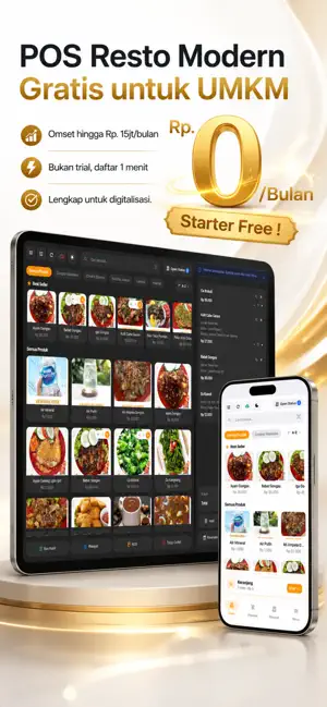 OkePOS Resto - Kasir Restoran screenshot 1