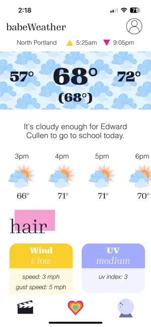 babeWeather screenshot 1