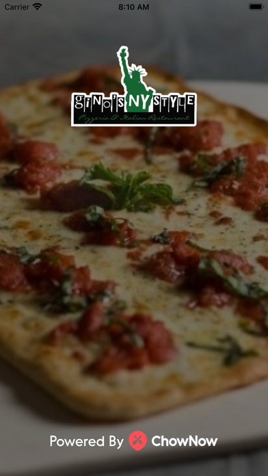 Screenshot 1 of Ginos NY Style Pizzeria App