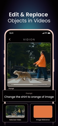 Vidion: AI Video Editor iPhone screenshot