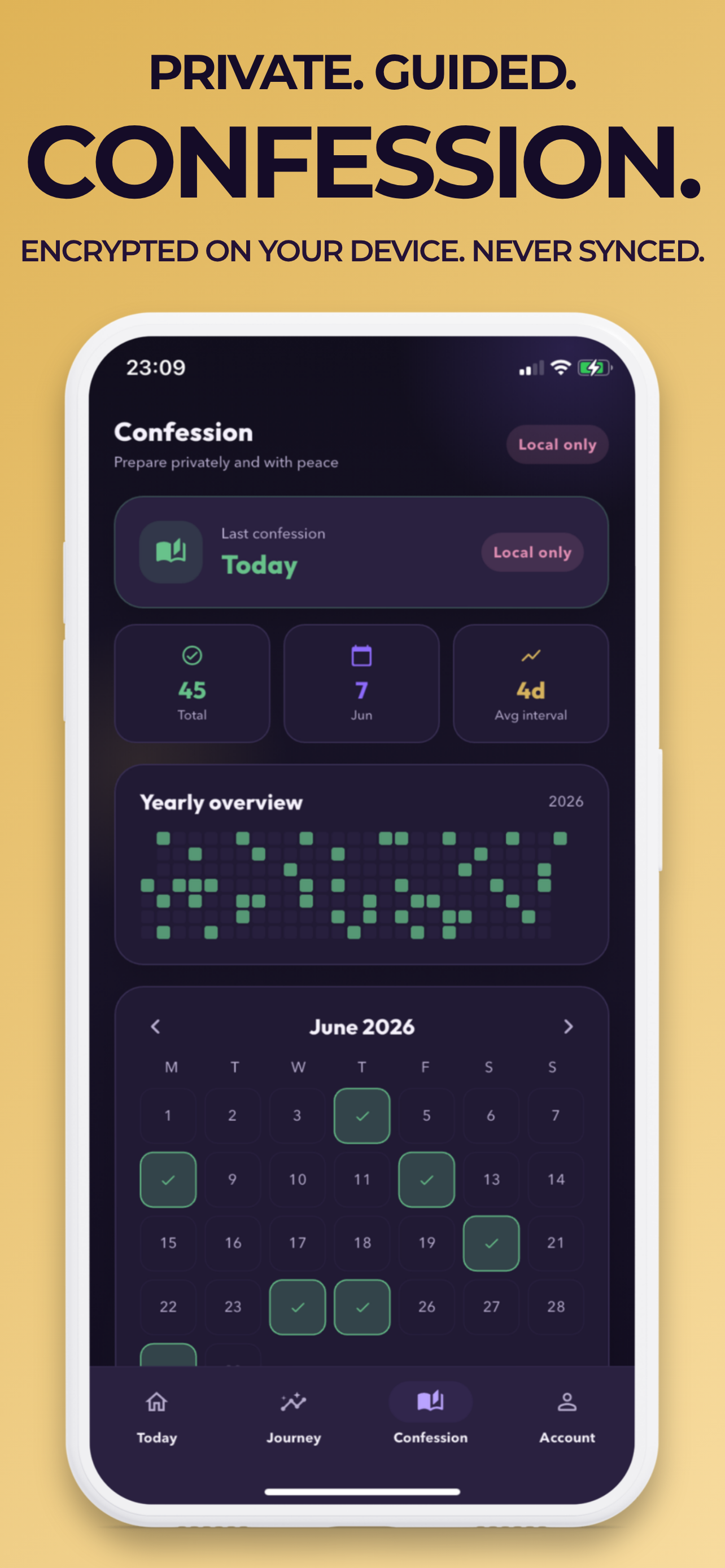 Sacred Habit: Catholic Tracker screenshot 3