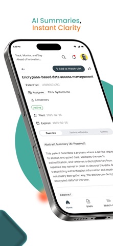 PatentTrail - Patent Monitor screenshot