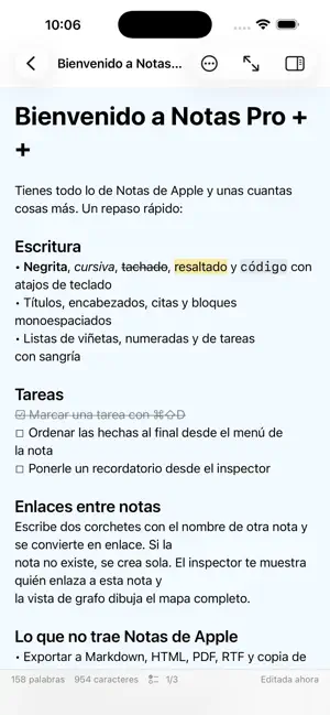 Notas Pro ++ screenshot 3