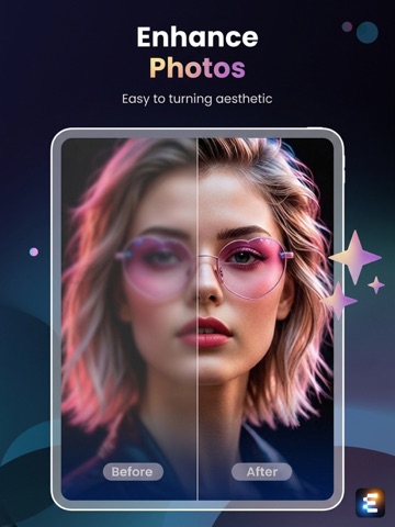 Enhanso: AI Photo Enhancer iPad screenshot