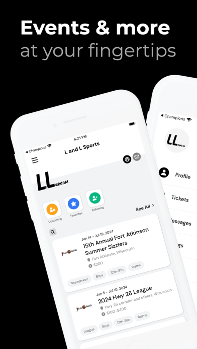 L and L Sports Screenshot