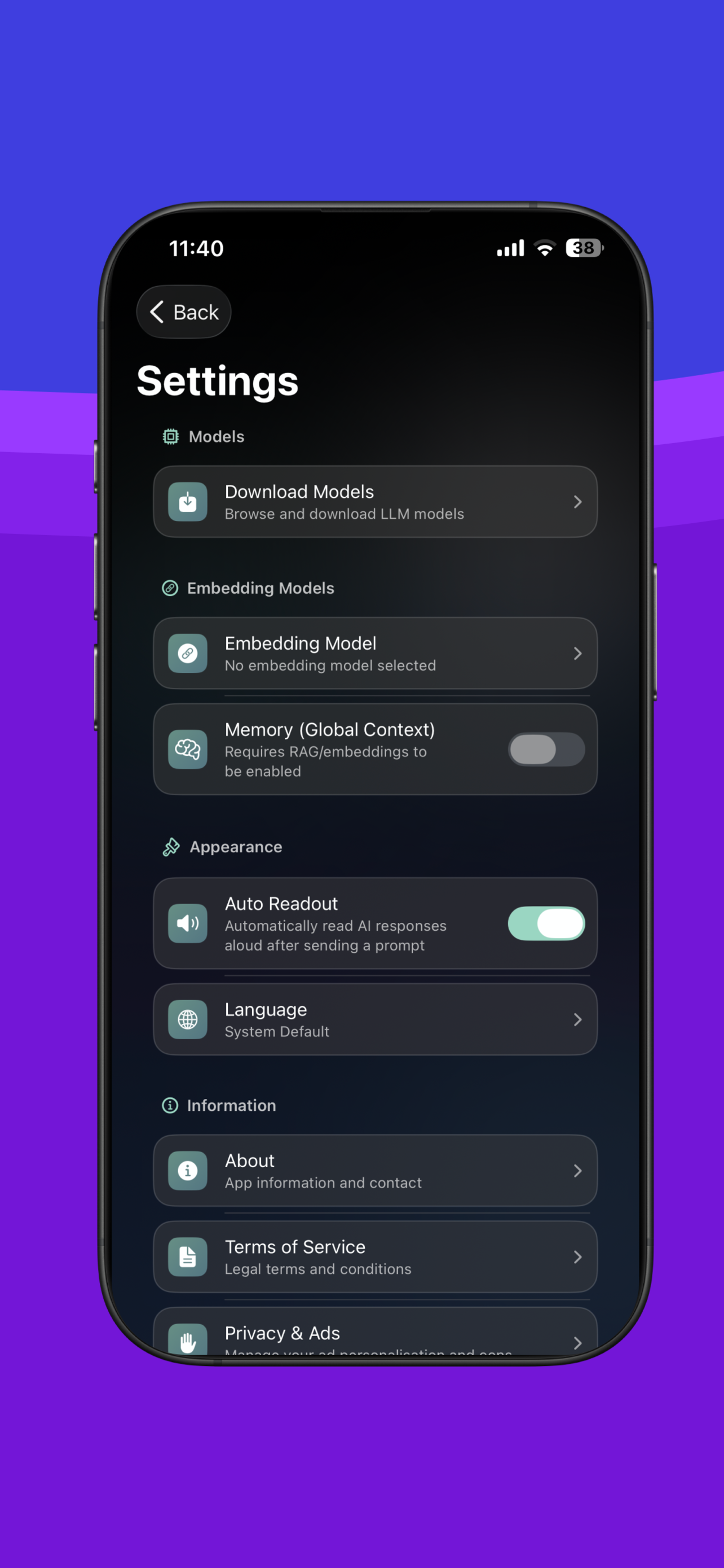 LLM Hub-Local AI assistant screenshot 9