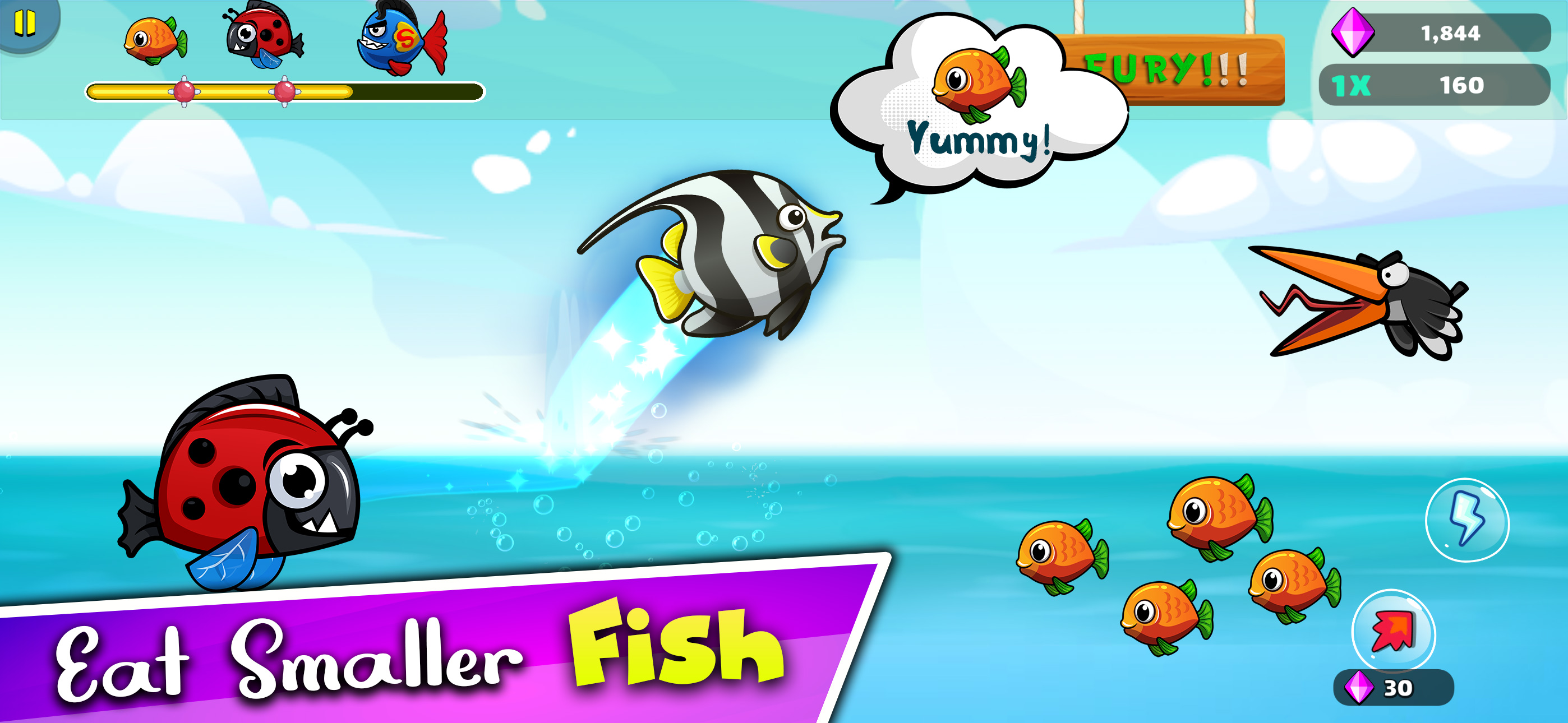 Aqua Fury: Feeding Fish Frenzy