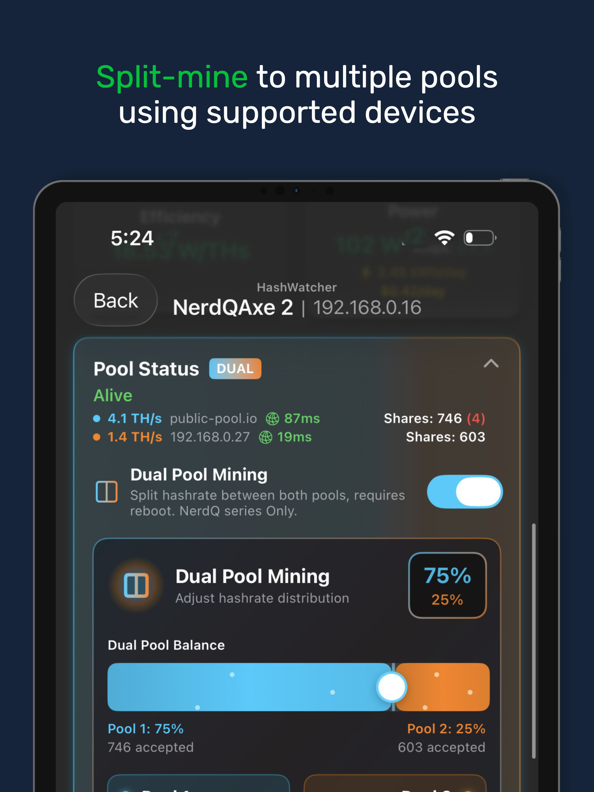 HashWatcher-Miner Dashboard
