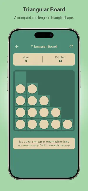 Peg Solitaire – Logic Puzzle screenshot 3